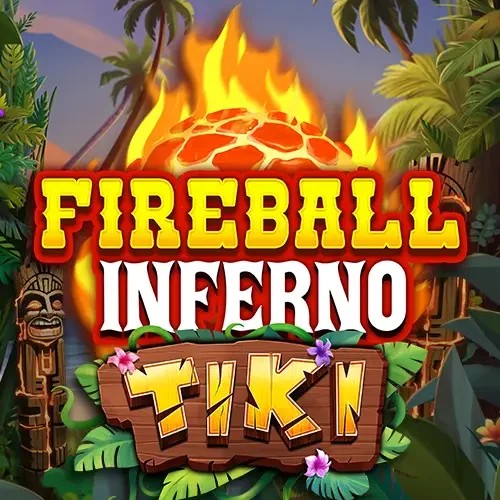 Fireball Inferno Tiki game by NetEnt – logo hosted on Rakoo Casino