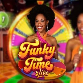 Live Casino logo of Funky Time from Evolution at Rakoo Casino