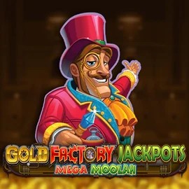 Play Gold Factory Jackpots Mega Moolah slot by Aurum Signature Studios on rakooo.nl