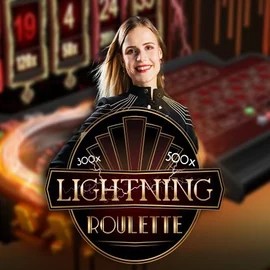 Lightning Roulette logo – Live Casino by Evolution at Rakoo Casino