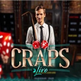 Live Craps logo – Live Casino by Evolution at Rakoo Casino
