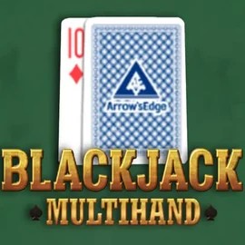 Multihand Blackjack online game logo by Pragmatic Play on rakooo.nl