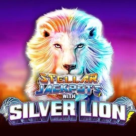 Try Stellar Jackpots with Silver Lion slot by Lightning Box Game on rakooo.nl – logo image