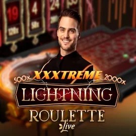 XXXtreme Lightning Roulette slot visual from Evolution available on rakooo.nl